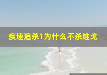 疾速追杀1为什么不杀维戈