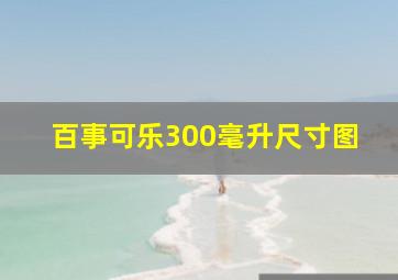 百事可乐300毫升尺寸图