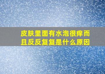 皮肤里面有水泡很痒而且反反复复是什么原因