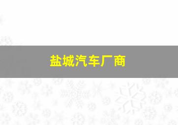 盐城汽车厂商