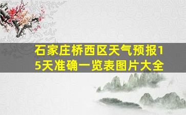 石家庄桥西区天气预报15天准确一览表图片大全