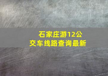 石家庄游12公交车线路查询最新