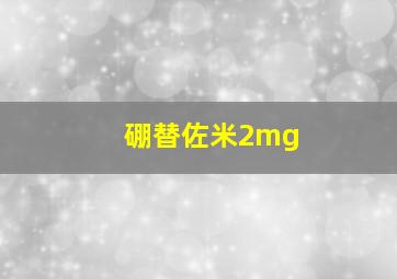 硼替佐米2mg