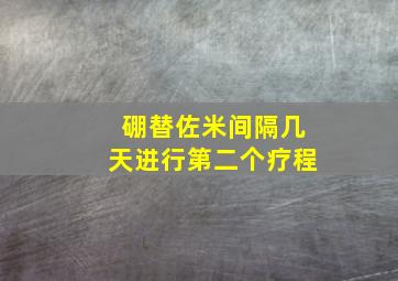 硼替佐米间隔几天进行第二个疗程