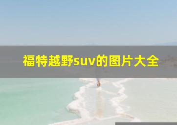 福特越野suv的图片大全