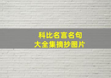 科比名言名句大全集摘抄图片