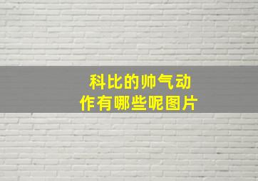 科比的帅气动作有哪些呢图片