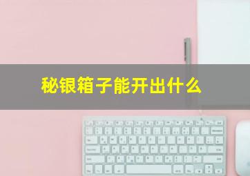 秘银箱子能开出什么