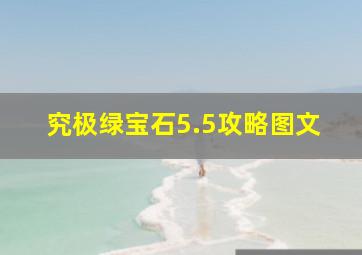 究极绿宝石5.5攻略图文