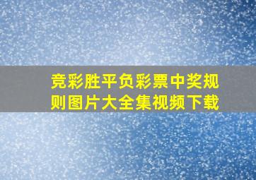 竞彩胜平负彩票中奖规则图片大全集视频下载