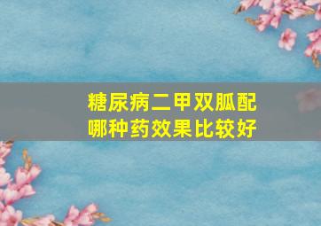 糖尿病二甲双胍配哪种药效果比较好