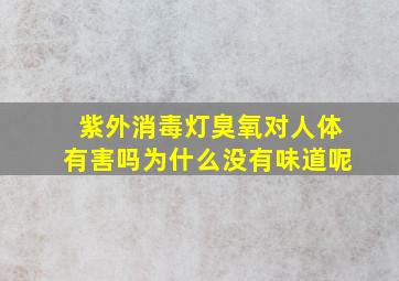 紫外消毒灯臭氧对人体有害吗为什么没有味道呢