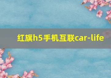 红旗h5手机互联car-life