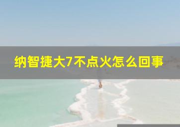 纳智捷大7不点火怎么回事