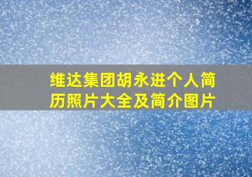 维达集团胡永进个人简历照片大全及简介图片