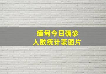 缅甸今日确诊人数统计表图片