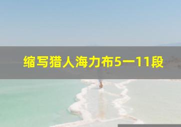 缩写猎人海力布5一11段