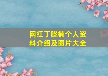 网红丁晓楠个人资料介绍及图片大全