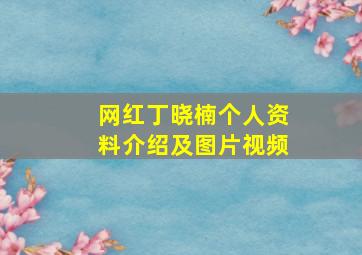 网红丁晓楠个人资料介绍及图片视频