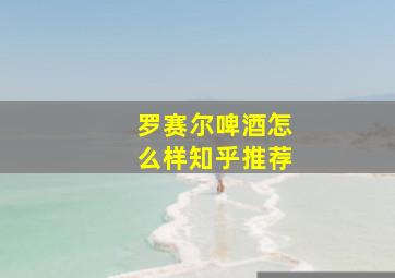 罗赛尔啤酒怎么样知乎推荐