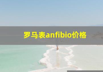 罗马表anfibio价格