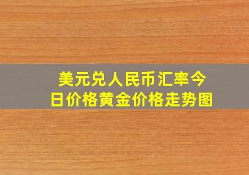 美元兑人民币汇率今日价格黄金价格走势图