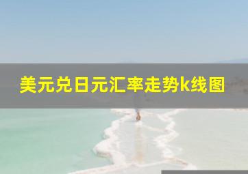 美元兑日元汇率走势k线图