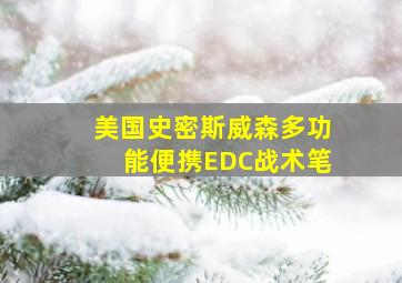 美国史密斯威森多功能便携EDC战术笔