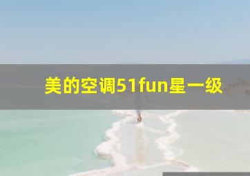 美的空调51fun星一级