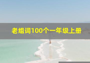 老组词100个一年级上册