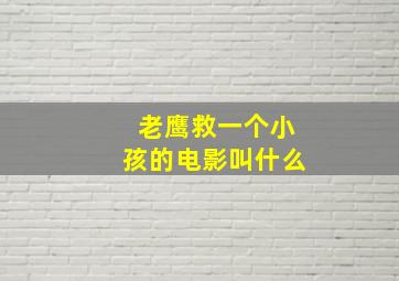 老鹰救一个小孩的电影叫什么