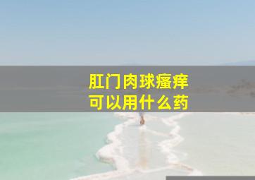 肛门肉球瘙痒可以用什么药