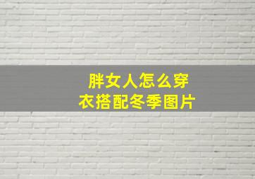 胖女人怎么穿衣搭配冬季图片