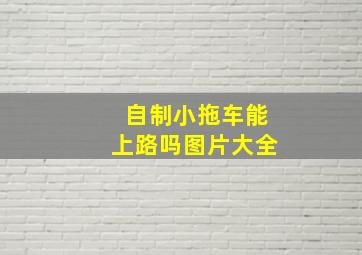 自制小拖车能上路吗图片大全