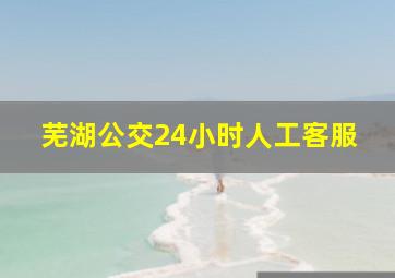 芜湖公交24小时人工客服