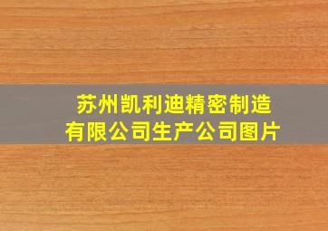 苏州凯利迪精密制造有限公司生产公司图片