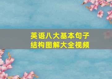 英语八大基本句子结构图解大全视频