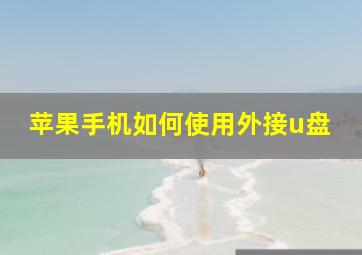 苹果手机如何使用外接u盘