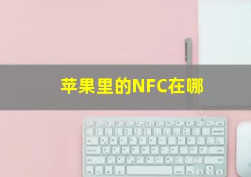 苹果里的NFC在哪