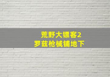 荒野大镖客2罗兹枪械铺地下