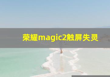 荣耀magic2触屏失灵