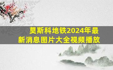 莫斯科地铁2024年最新消息图片大全视频播放