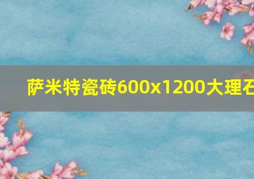 萨米特瓷砖600x1200大理石