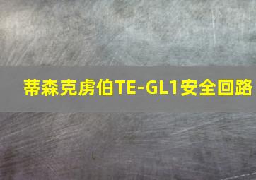 蒂森克虏伯TE-GL1安全回路