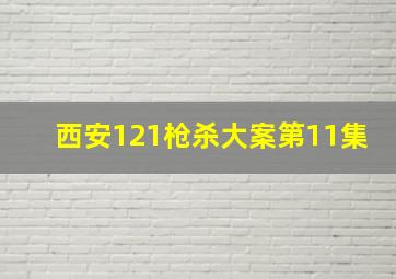 西安121枪杀大案第11集