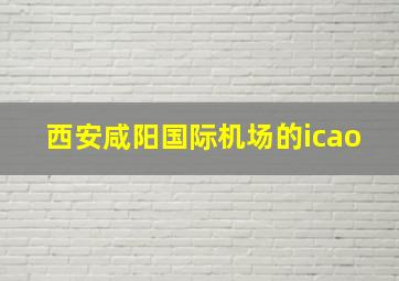 西安咸阳国际机场的icao