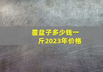 覆盆子多少钱一斤2023年价格