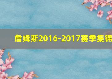 詹姆斯2016-2017赛季集锦