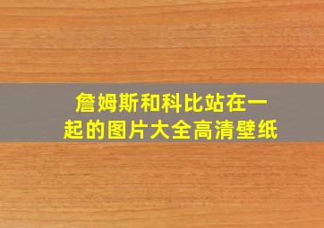 詹姆斯和科比站在一起的图片大全高清壁纸