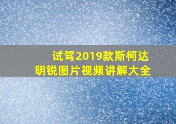 试驾2019款斯柯达明锐图片视频讲解大全